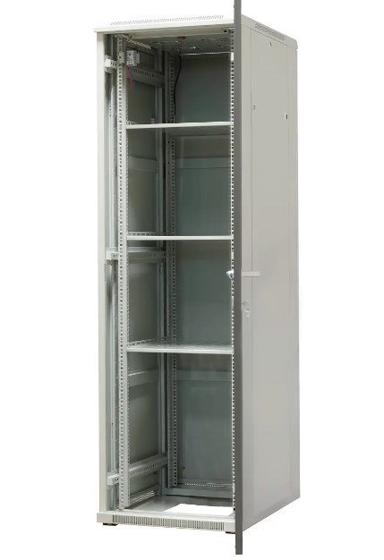 EmiterNet Szafa ramowa stojąca 42U, drzwi przód blacha/szkło, 600x800x1980mm (szer./gł./wys.) EmiterNet Szafa ramowa stojąca 42U, drzwi przód blacha/szkło, 600x800x1980mm (szer./gł./wys.)