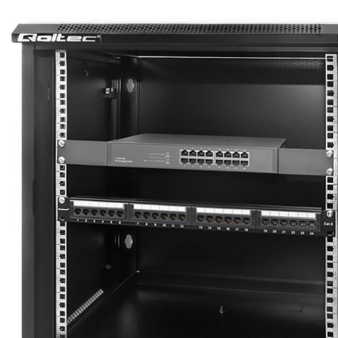 QOLTEC SZAFA RACK 19" | 12U | 600X635X450 | PERFOROWANE DRZWI QOLTEC SZAFA RACK 19" | 12U | 600X635X450 | PERFOROWANE DRZWI