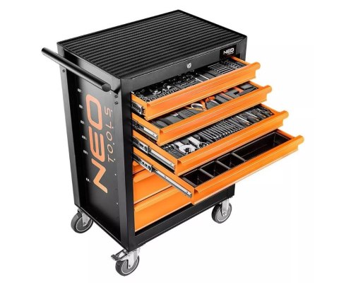 Szafka warsztatowa NEO Tools 7 szuflad, 129 elementów Szafka warsztatowa NEO Tools 7 szuflad, 129 elementów