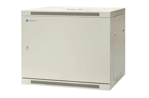 EmiterNet Szafa wisząca niedzielona 19'' 9U, drzwi całe z blachy, 600×450×500mm szer./gł./wys. EmiterNet Szafa wisząca niedzielona 19'' 9U, drzwi całe z blachy, 600×450×500mm szer./gł./wys.