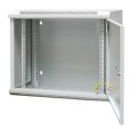 EmiterNet Szafa wisząca niedzielona płytka 19'' 9U, drzwi całe z blachy, 600×300×500mm szer./gł./wys