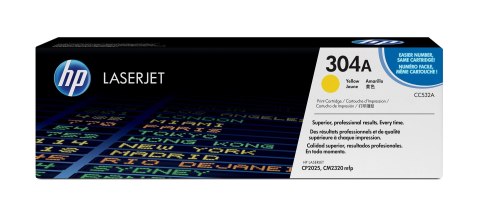 Kaseta z tonerem HP - CC532A - No.304A - żółty - 2.800stron