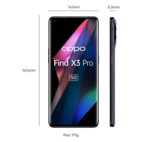 MOBILE PHONE FIND X3 PRO 5G/256GB BLACK OPPO MOBILE PHONE FIND X3 PRO 5G/256GB BLACK OPPO