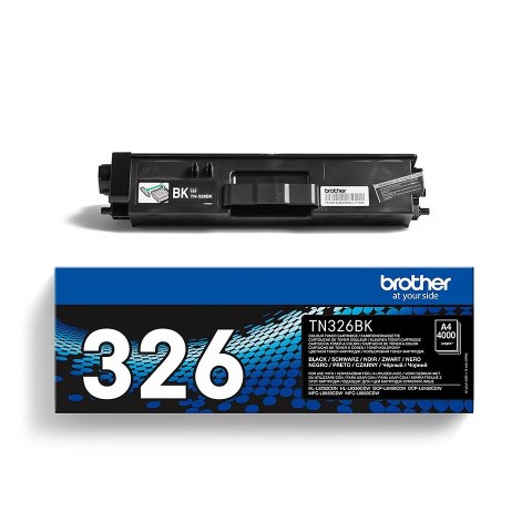 TN-326BK TONER CARTRIDGE BLACK/F/ HL-L8250CDN 4000PGS TN-326BK TONER CARTRIDGE BLACK/F/ HL-L8250CDN 4000PGS