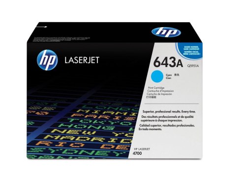 Toner HP Color LaserJet 4700 błękitny Toner HP Color LaserJet 4700 błękitny
