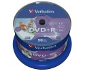DVD+R 4.7GB 16X PHOTO/INK PRINTABLE 50PK SPINDLE