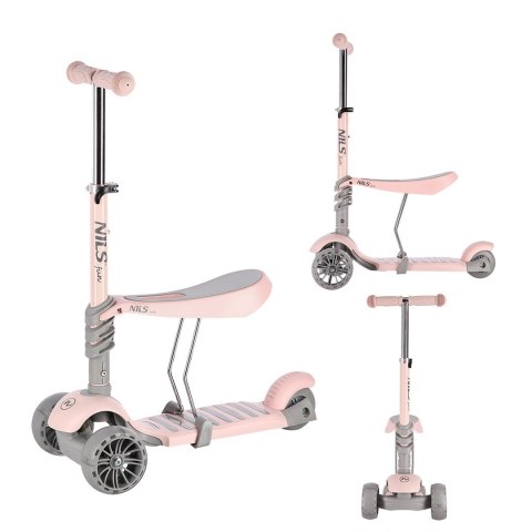 HULAJNOGA DZIECIĘCA NILS FUN HLB808 2w1 PINK HULAJNOGA DZIECIĘCA NILS FUN HLB808 2w1 PINK