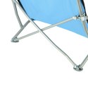 Krzesło plażowe NILS CAMP NC3035 niebieskie