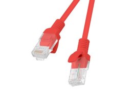 LANBERG PATCHCORD UTP KAT.5E 30M CZERWONY (FLUKE PASSED) PCU5-10CC-3000-R