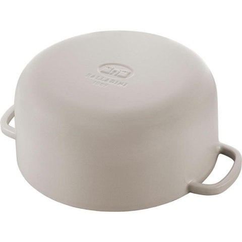 Garnek żeliwny okrągły Ballarini Bellamonte - 5.5 ltr, Kość słoniowa Garnek żeliwny okrągły Ballarini Bellamonte - 5.5 ltr, Kość słoniowa