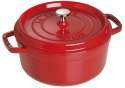 Garnek żeliwny okrągły Staub - 5.2 ltr, Czerwony