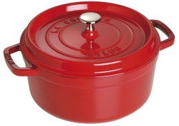 Garnek żeliwny okrągły Staub - 5.2 ltr, Czerwony