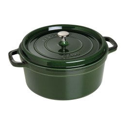 Garnek żeliwny okrągły Staub - 6.7 ltr, Zielony