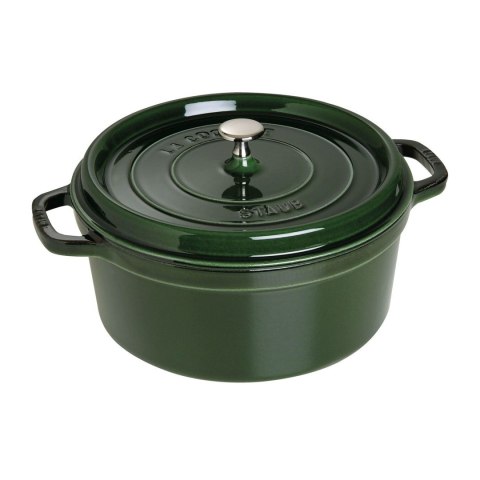 Garnek żeliwny okrągły Staub - 6.7 ltr, Zielony