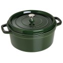 Garnek żeliwny okrągły Staub - 6.7 ltr, Zielony