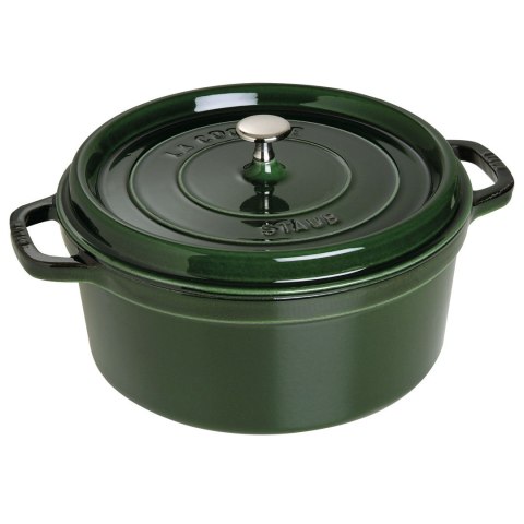 Garnek żeliwny okrągły Staub - 6.7 ltr, Zielony Garnek żeliwny okrągły Staub - 6.7 ltr, Zielony