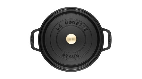 Garnek żeliwny okrągły Staub - Czarny, 2.6 ltr Garnek żeliwny okrągły Staub - Czarny, 2.6 ltr