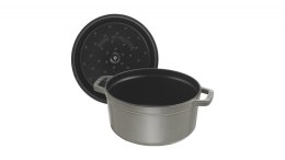 Garnek żeliwny okrągły Staub - Grafitowy, 1.7 ltr