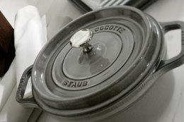 Garnek żeliwny okrągły Staub - Grafitowy, 8.35 ltr