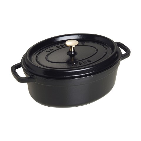Garnek żeliwny owalny Staub - 4.2 ltr, Czarny Garnek żeliwny owalny Staub - 4.2 ltr, Czarny