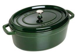 Garnek żeliwny owalny Staub - 4.2 ltr, Zielony