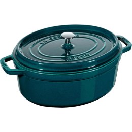 Garnek żeliwny owalny Staub - 5.5 ltr, Morski