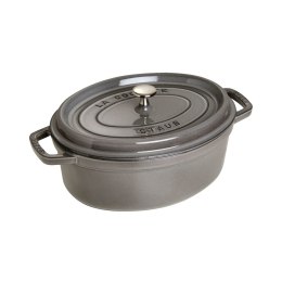 Garnek żeliwny owalny Staub - Grafitowy, 5.5 ltr