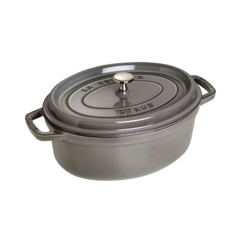 Garnek żeliwny owalny Staub - Grafitowy, 5.5 ltr