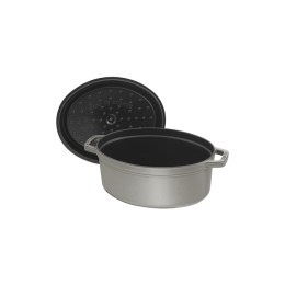 Garnek żeliwny owalny Staub - Grafitowy, 5.5 ltr