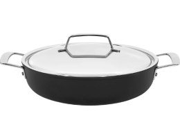 Głęboka patelnia tytanowa z 2 uchwytami i pokrywką Demeyere Alu Pro 5 - 28 cm