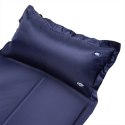 Mata samopompująca składana z poduszką NILS CAMP NC4008 niebieska - 3.8 cm