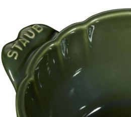 Mini Cocotte ceramiczny okrągły karczoch Staub - Zielony, 470 ml