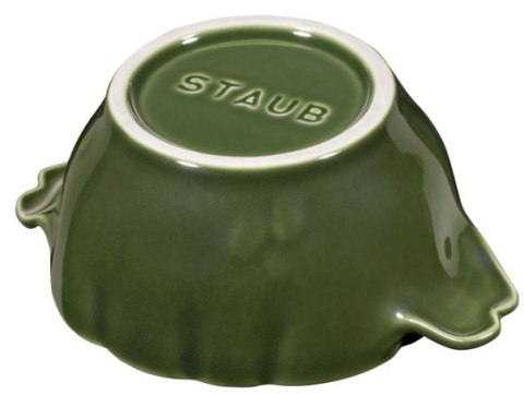 Mini Cocotte ceramiczny okrągły karczoch Staub - Zielony, 470 ml Mini Cocotte ceramiczny okrągły karczoch Staub - Zielony, 470 ml