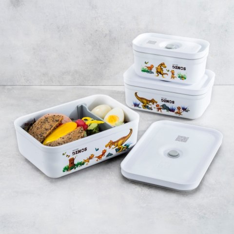 Plastikowy lunch box Dinos Zwilling Fresh & Save - 1.6 ltr Plastikowy lunch box Dinos Zwilling Fresh & Save - 1.6 ltr