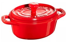 Staub Mini Cocotte Owalny - 200 ml, Czerwony