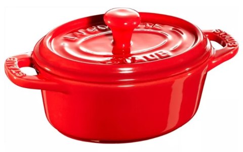 Staub Mini Cocotte Owalny - 200 ml, Czerwony Staub Mini Cocotte Owalny - 200 ml, Czerwony