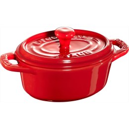 Staub Mini Cocotte Owalny - 200 ml, Czerwony