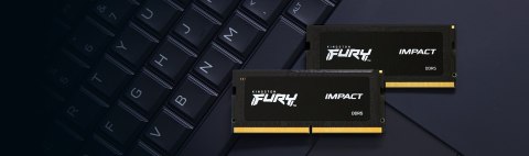 Kingston FURY DDR5 SODIMM 64GB (2x32GB) 4800MHz CL38 Impact Kingston FURY DDR5 SODIMM 64GB (2x32GB) 4800MHz CL38 Impact