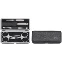 Zestaw do manicure Zwilling Twinox - czarne, skórzane etui, 5 elementów - Czarny