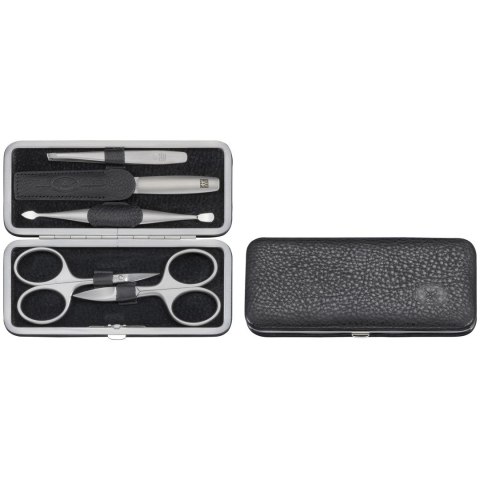 Zestaw do manicure Zwilling Twinox - czarne, skórzane etui, 5 elementów - Czarny Zestaw do manicure Zwilling Twinox - czarne, skórzane etui, 5 elementów - Czarny