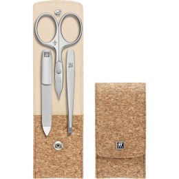 Zestaw do manicure Zwilling Twinox - korkowe etui, 3 elementy