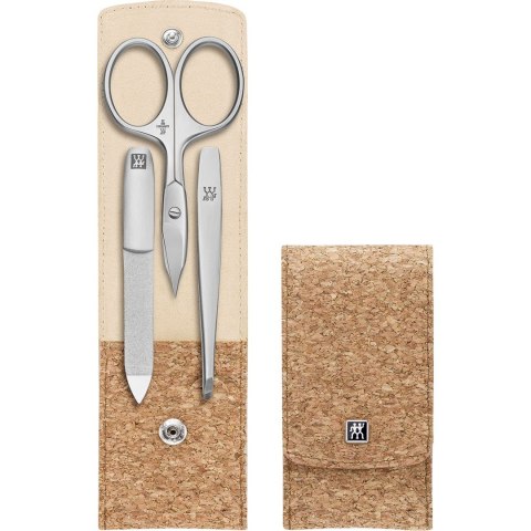 Zestaw do manicure Zwilling Twinox - korkowe etui, 3 elementy Zestaw do manicure Zwilling Twinox - korkowe etui, 3 elementy