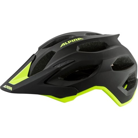 Kask rowerowy ALPINA CARAPAX 2.0 czany-neon żółty matt 52-57 Kask rowerowy ALPINA CARAPAX 2.0 czany-neon żółty matt 52-57