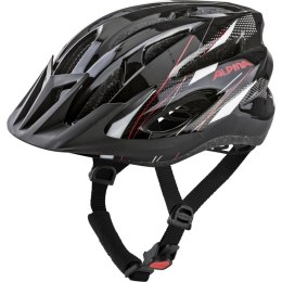 Kask rowerowy ALPINA MTB 17 czano-biało-czerwony 58-61