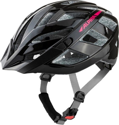 Kask rowerowy ALPINA PANOMA 2.0 black-pink gloss 52-57 new 2022 Kask rowerowy ALPINA PANOMA 2.0 black-pink gloss 52-57 new 2022