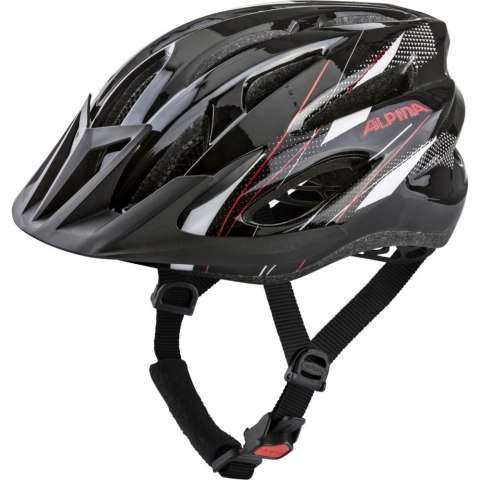 Kask rowerowy ALPINA MTB 17 czano-biało-czerwony 54-58 Kask rowerowy ALPINA MTB 17 czano-biało-czerwony 54-58