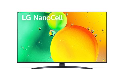 Telewizor 43" LG 43NANO763QA (4K UHD HDR DVB-T2/HEVC SmartTV) (WYPRZEDAŻ)