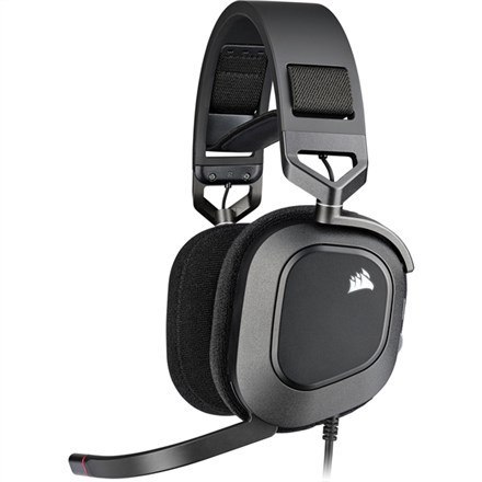 Zestaw słuchawkowy USB Corsair HS80 RGB, karbon Zestaw słuchawkowy USB Corsair HS80 RGB, karbon