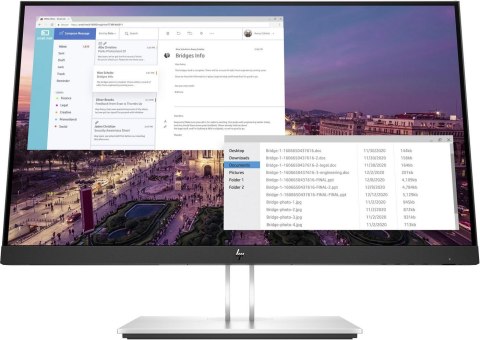 HP E-Series E23 G4 58,4 cm (23") 1920 x 1080 px Full HD monitor LCD Czarny, Srebrny HP E-Series E23 G4 58,4 cm (23") 1920 x 1080 px Full HD monitor LCD Czarny, Srebrny