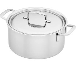 Garnek niski z pokrywką DEMEYERE 5-Plus 40850-847-0 - 5.2 ltr